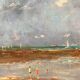 Oil on canvas by Gérard CARETTE (1943-2023). La Rochelle