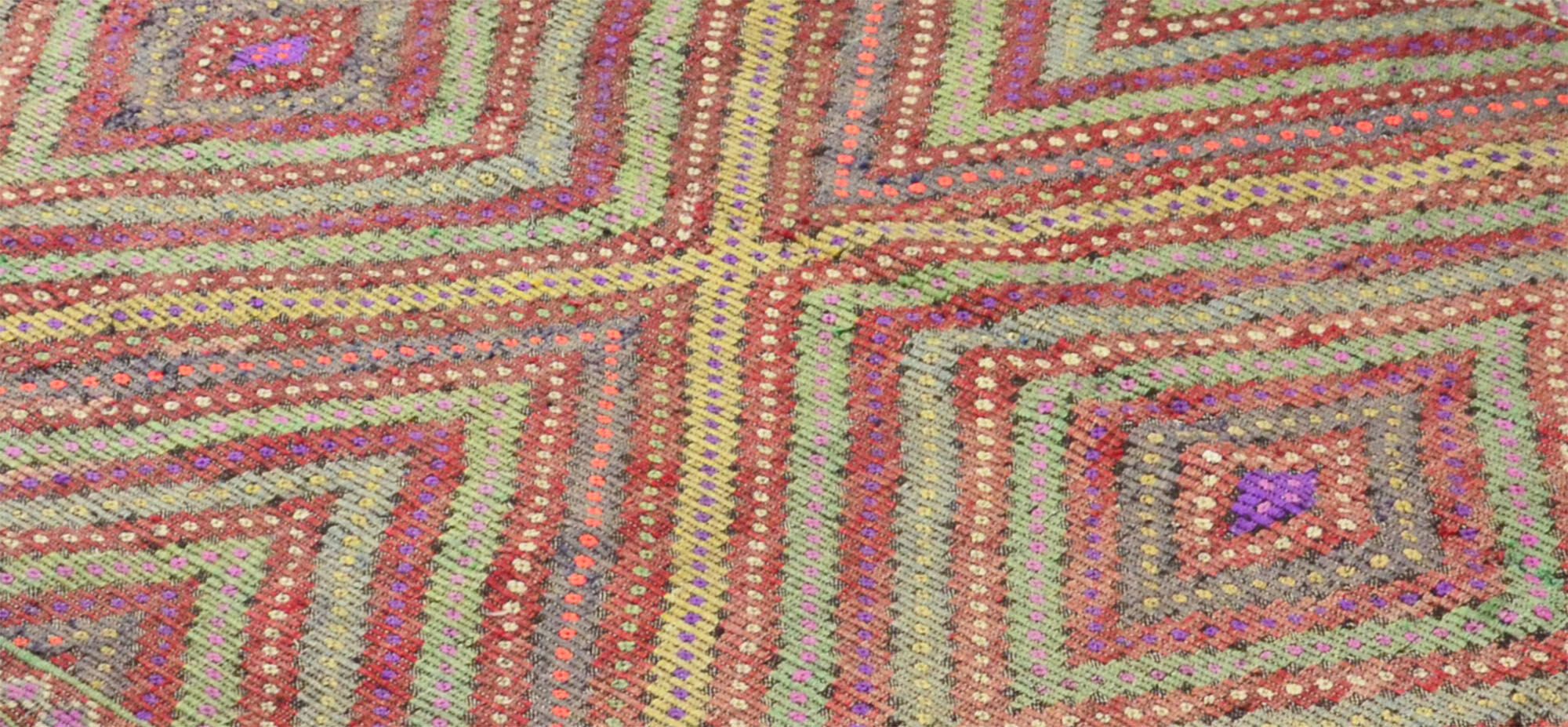 Anatolian handmade kilim rug 280 cm x 194 cm