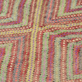Anatolian handmade kilim rug 280 cm x 194 cm