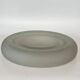 Danese Milano pocket tray in frosted glass, Enzo Mari, 1979