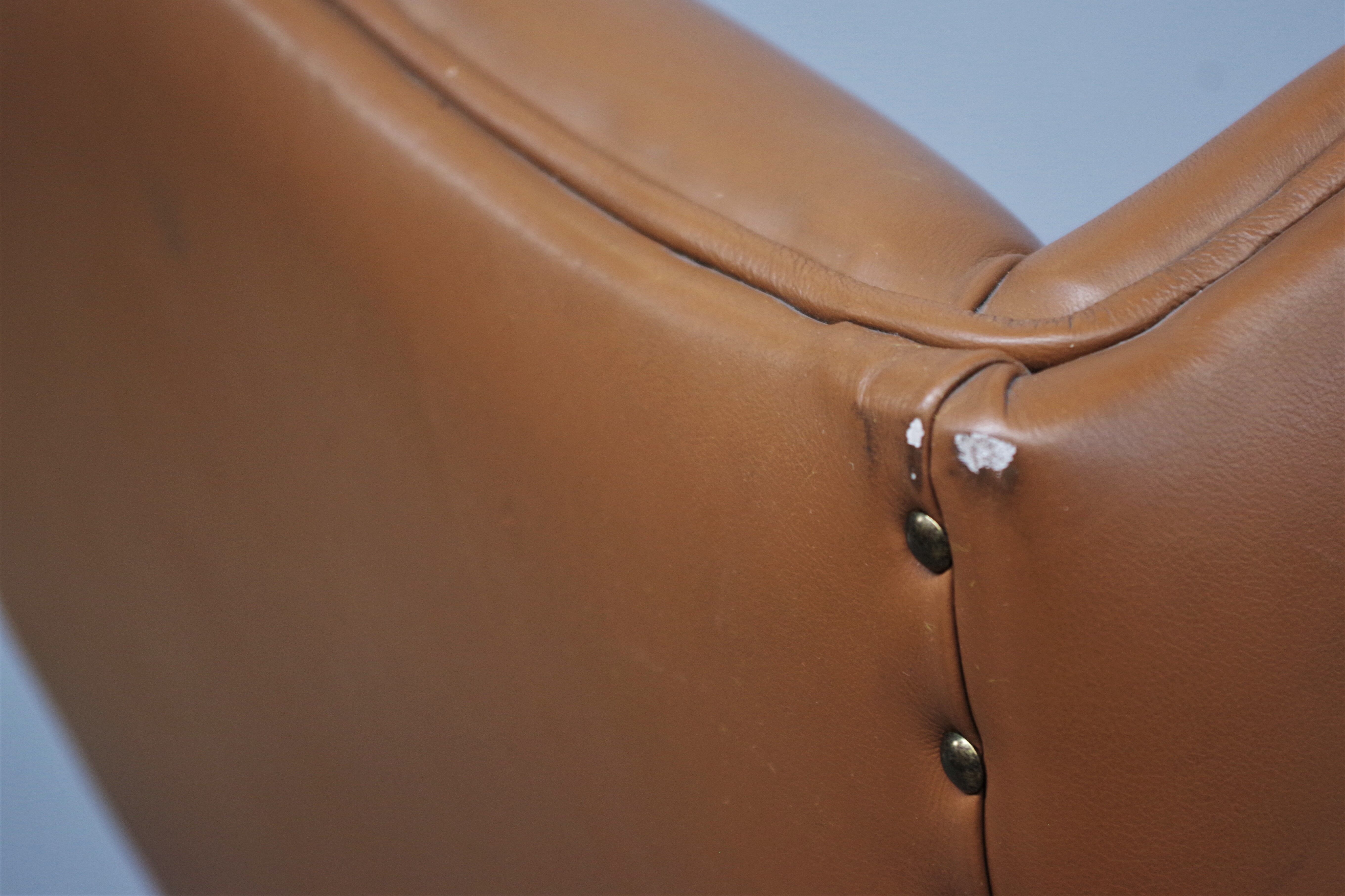 Leather office chair by Fior, 1980