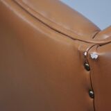 Leather office chair by Fior, 1980