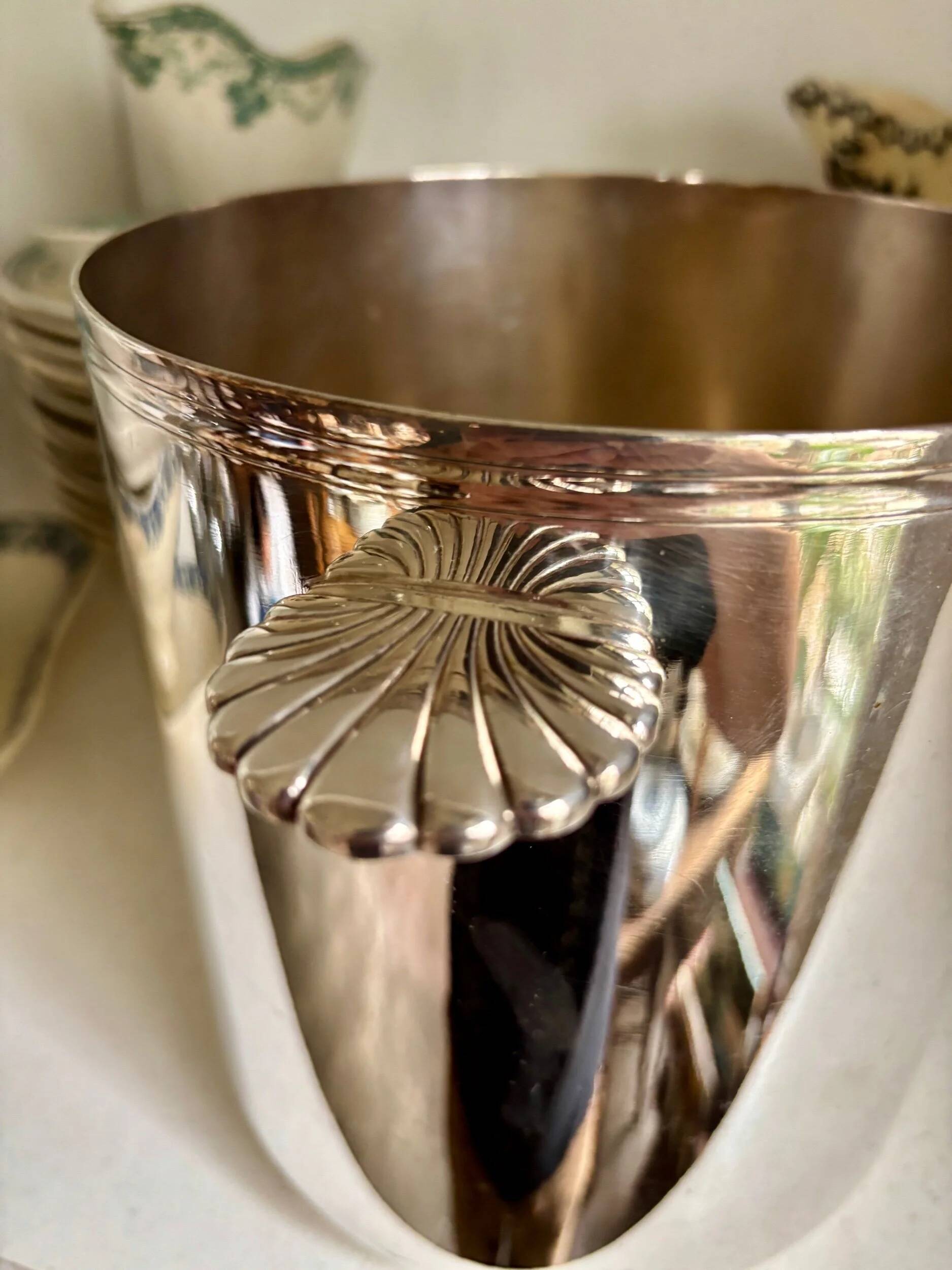 Christofle silver-plated champagne bucket