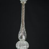 Luxury Art Decò Barovier e Toso Chandelier, Murano "Bubble" Glass, 1950s