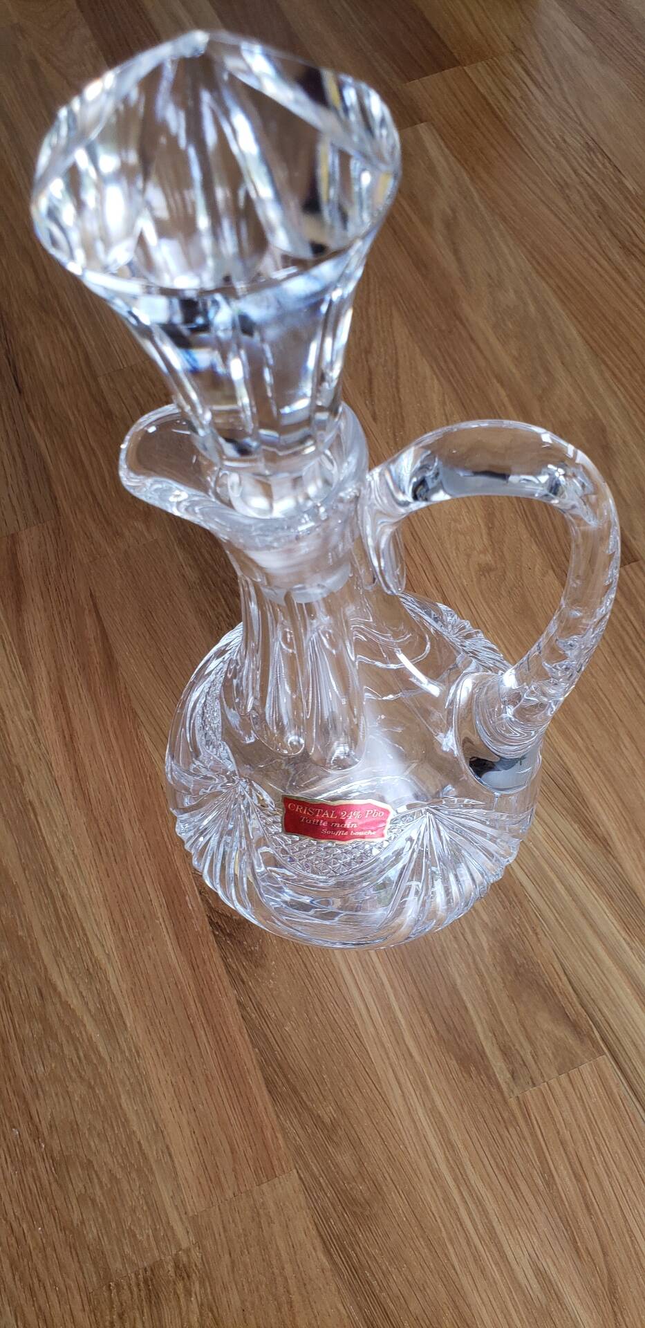 Crystal carafe from Lorraine