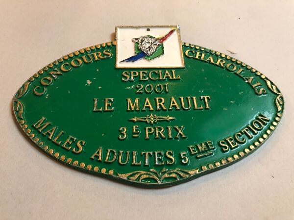 Plaque concours agricole le Marault