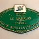Plaque concours agricole le Marault