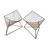 Beautiful Pair of Armchairs Niels Gammelgaard wired model Oti