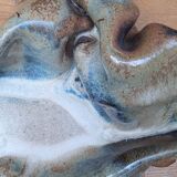 Free-form ceramic trinket tray by Alain and Nadia Pinel