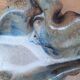 Free-form ceramic trinket tray by Alain and Nadia Pinel