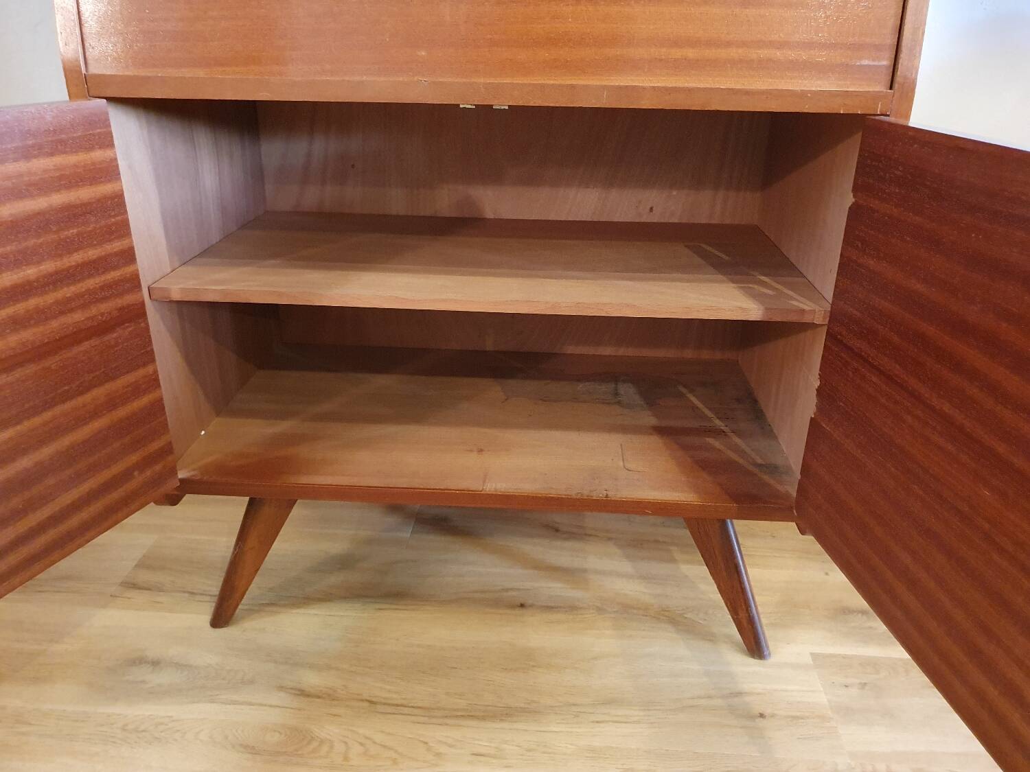 1960s compass foot secretary