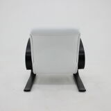 1930s Miroslav Navratil Lounge Chair in White Leather