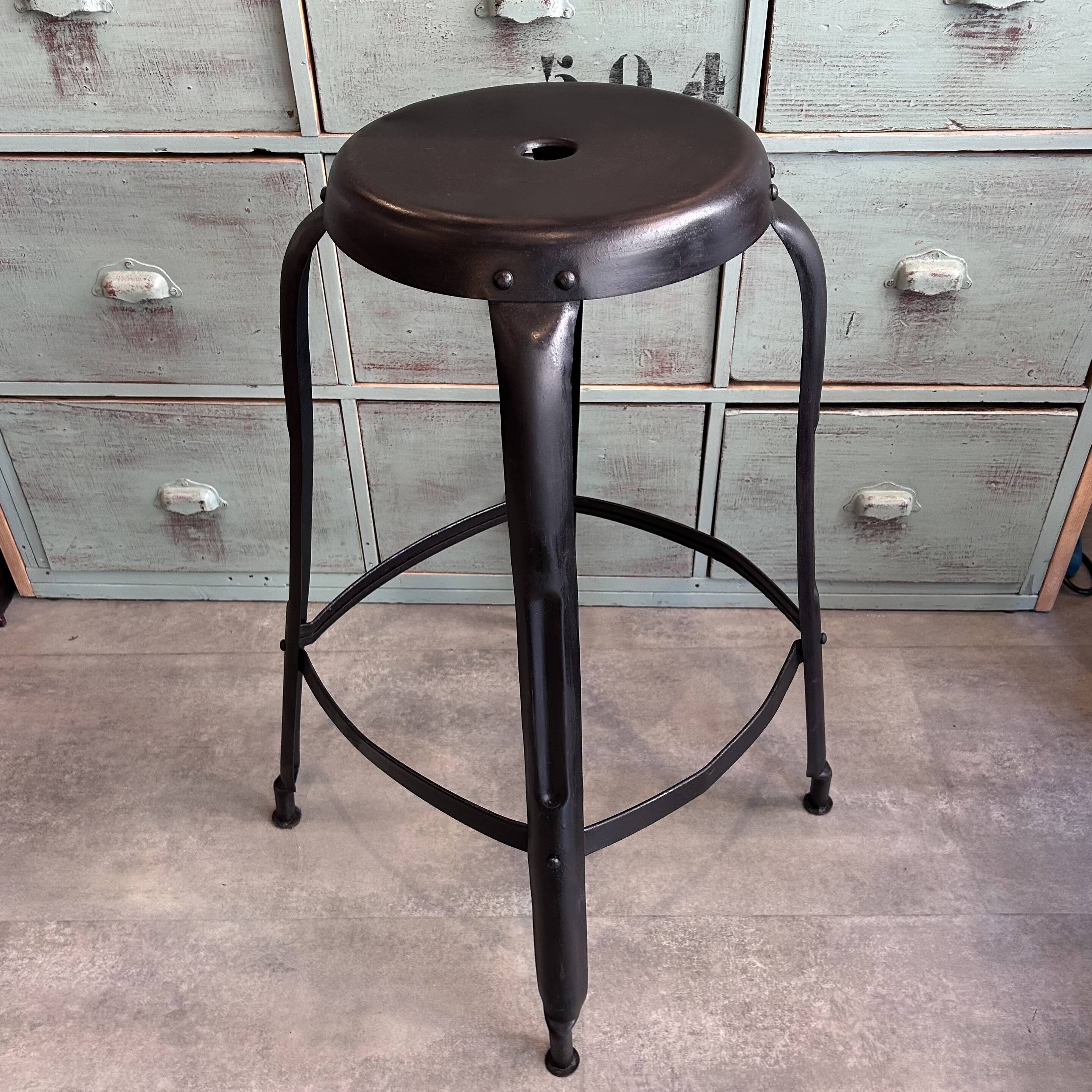 Industrial bar stool