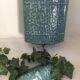 Old enamelled sheet metal wall fountain