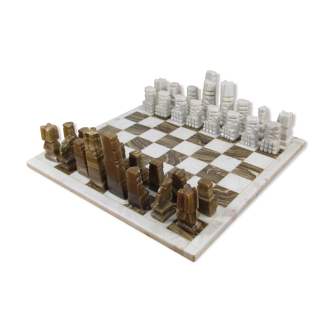 Chess set - brutalist - 1970s