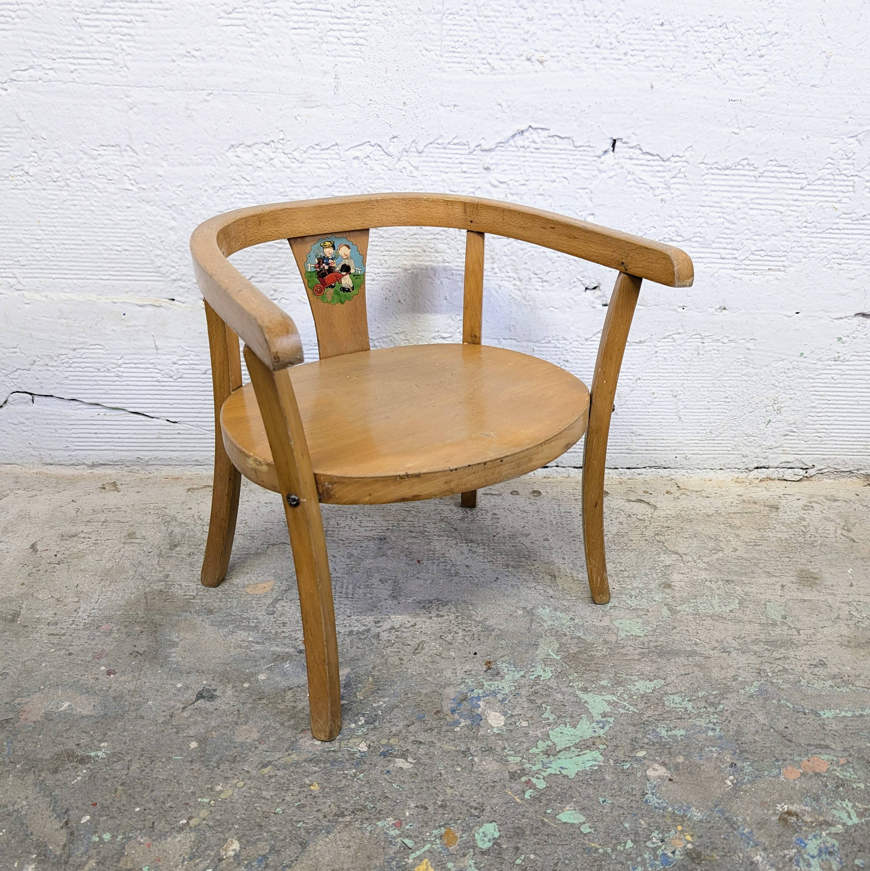 Baumann children's armchair