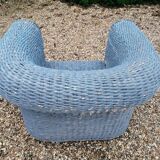 Wicker armchair