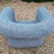 Fauteuil en  osier