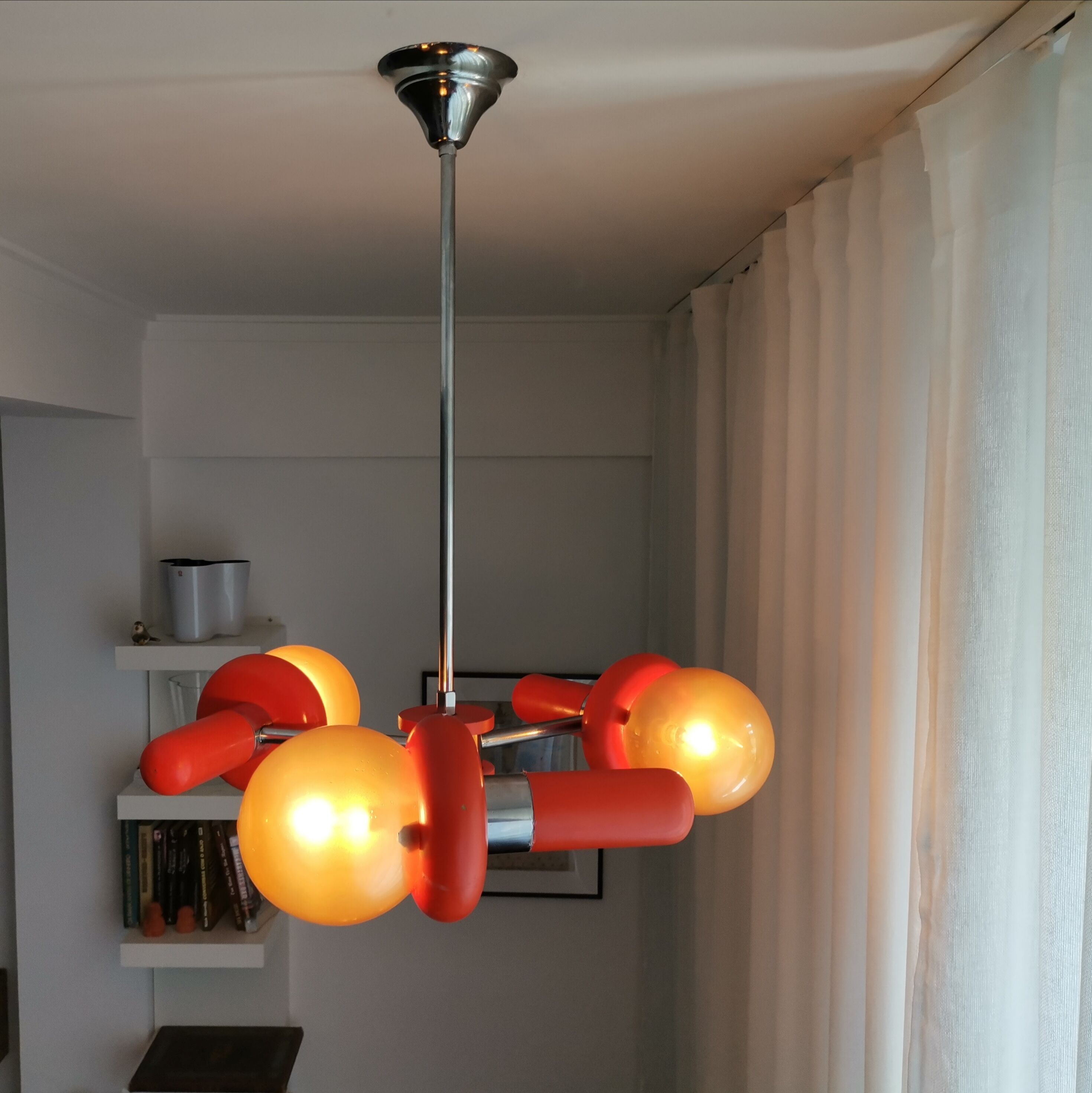 Vintage space age sputnik chandelier