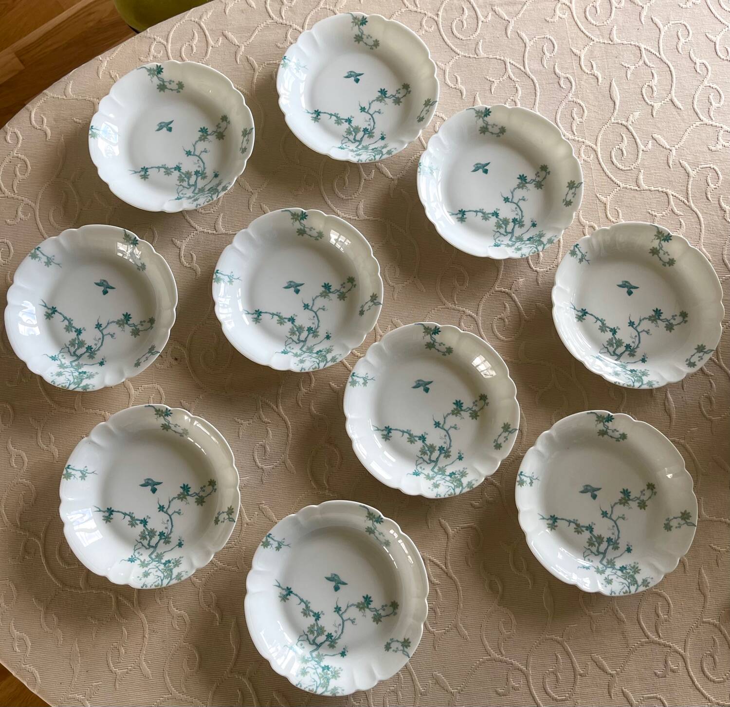 10 soup plates Haviland Limoges.