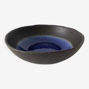 Blue Black Ceramic Bowl