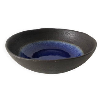 Blue Black Ceramic Bowl