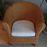 Rattan armchair