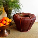 Pot de fleurs XL en rotin et bambou Vivai del Sud