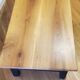 Coffee table living room solid fruit wood black antique legs