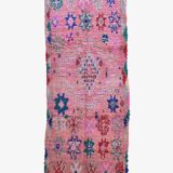 Pink Berber rug - 272 x 107 cm