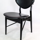 Chair, Finn Juhl, Black painted oak, House of Finn Juhl, model 108
