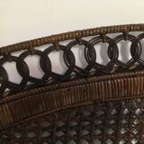 Bohemian headof in peacock rattan