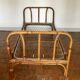 Vintage rattan bed