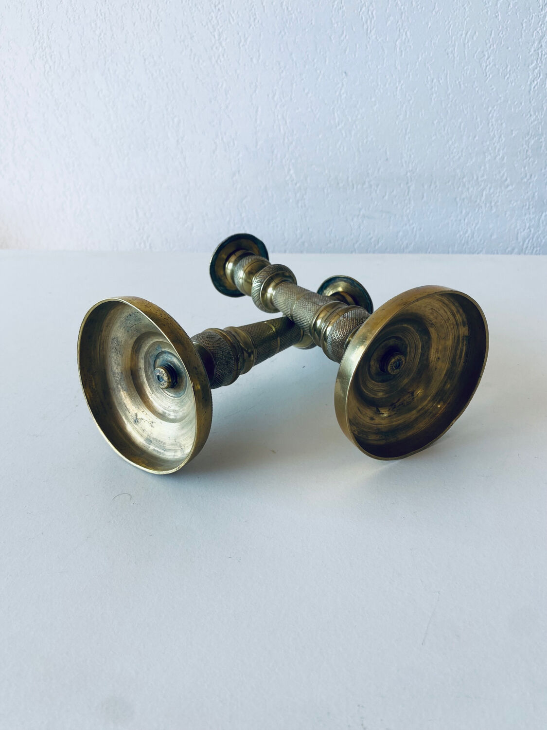 Pair of directoire candlesticks late eighteenth