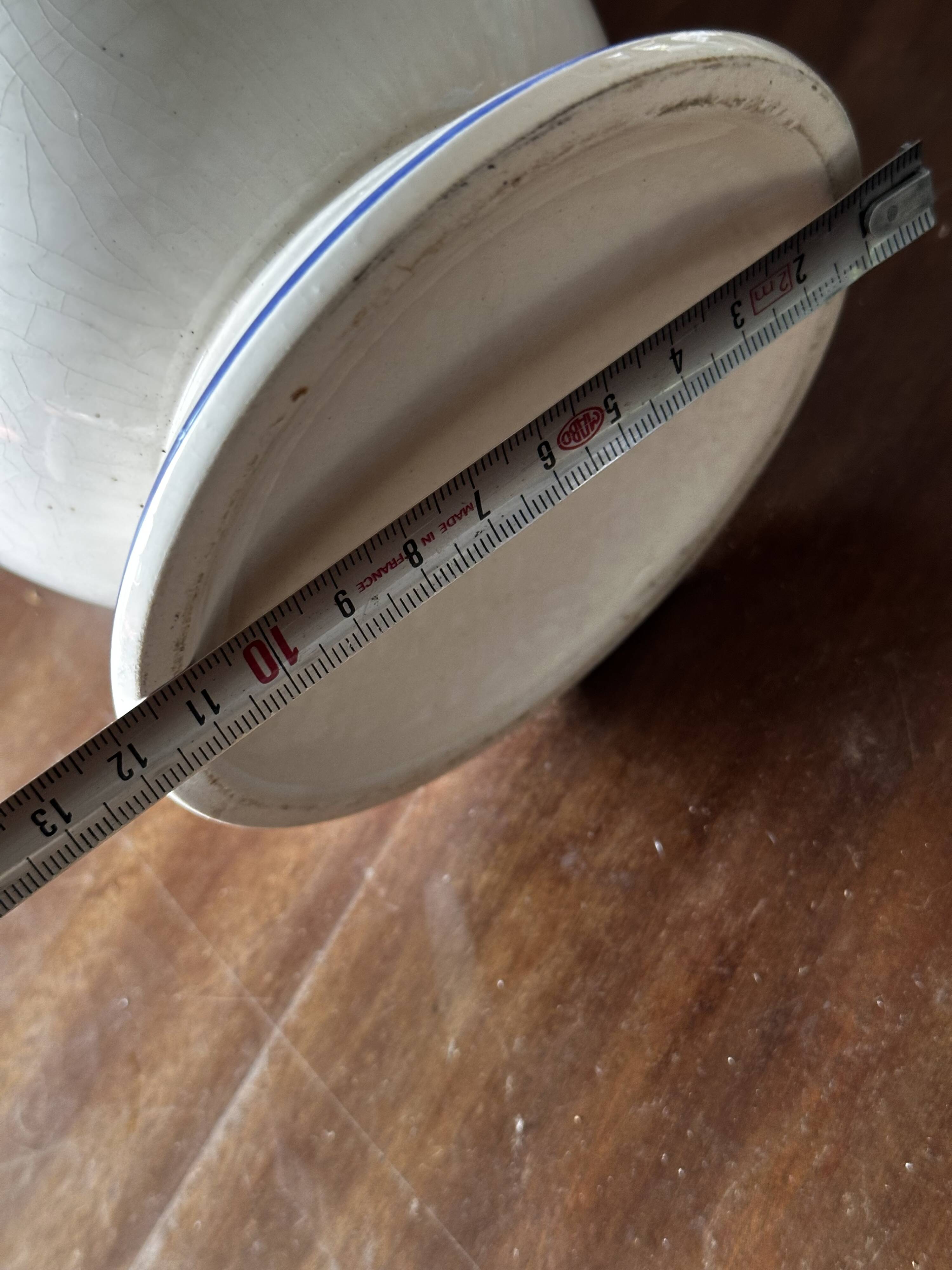 Vase en Céramique Vieux Rouen H 25 cm fin 19 e siècle