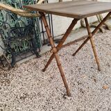 Folding gaming table end 19 th