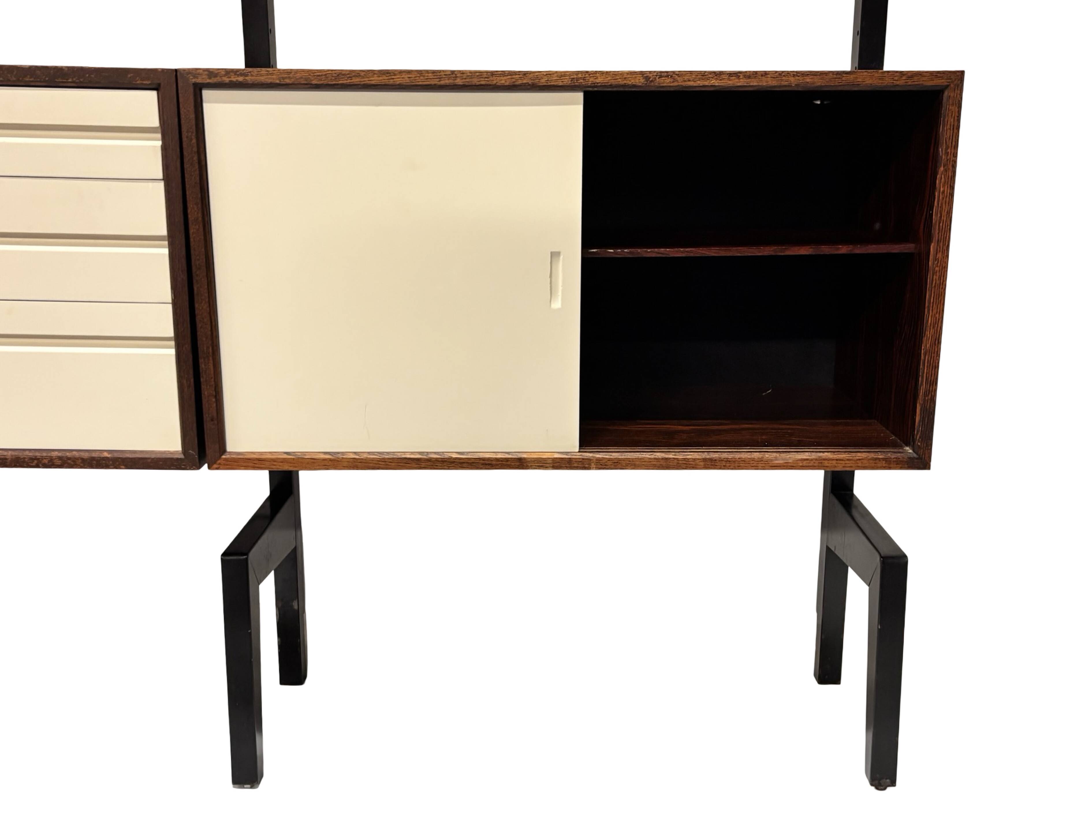 Vintage Poul Cadovius Royal System Wall System Freestanding