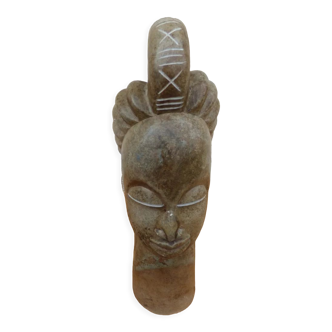 Sculpture de femme africaine en Pierre