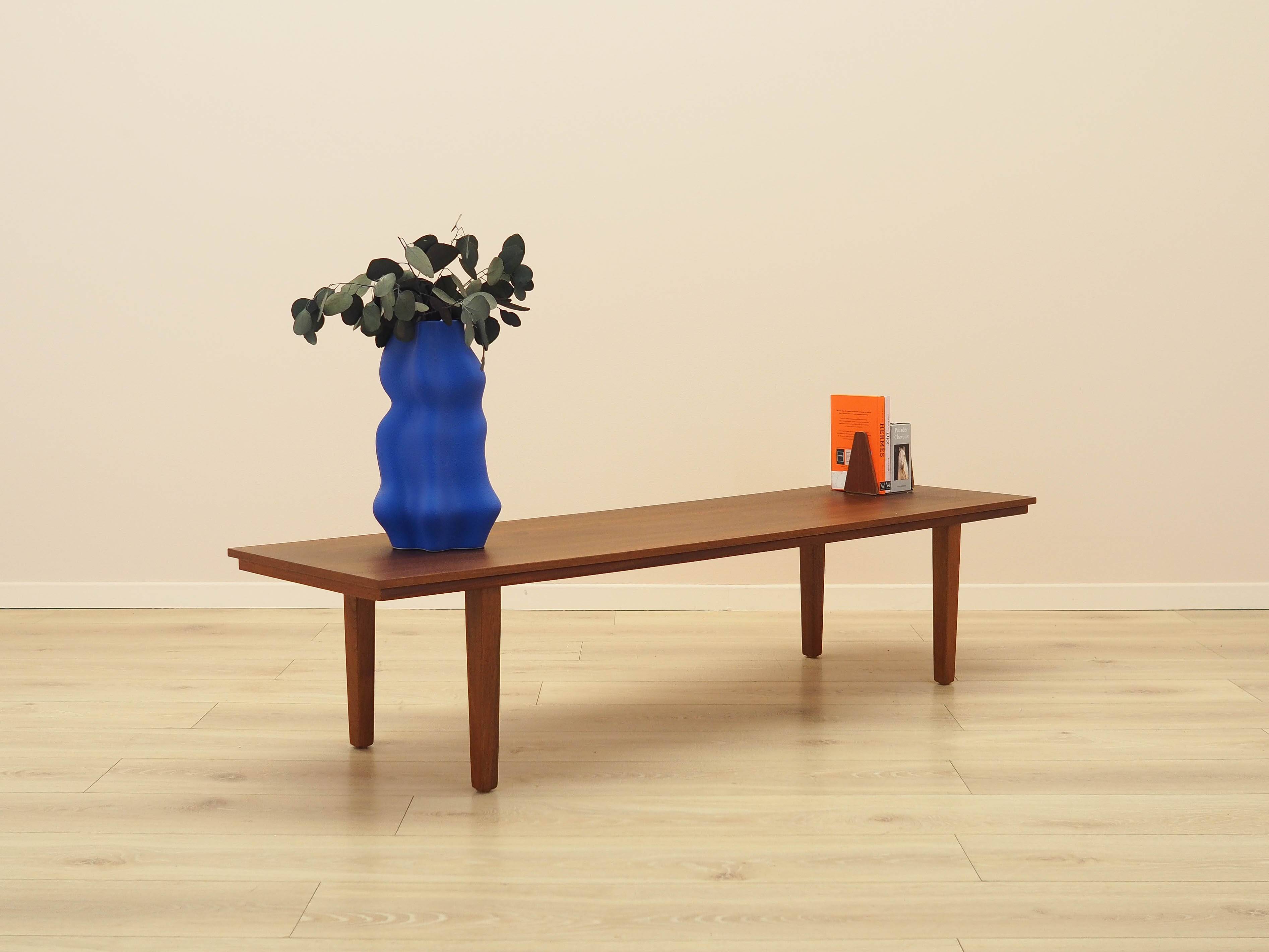 Teak lowboard, Danish design, 1970s, made in Denmark