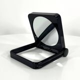 Double Black Table Mirror by Roberto Maderna for Gedy, 1970