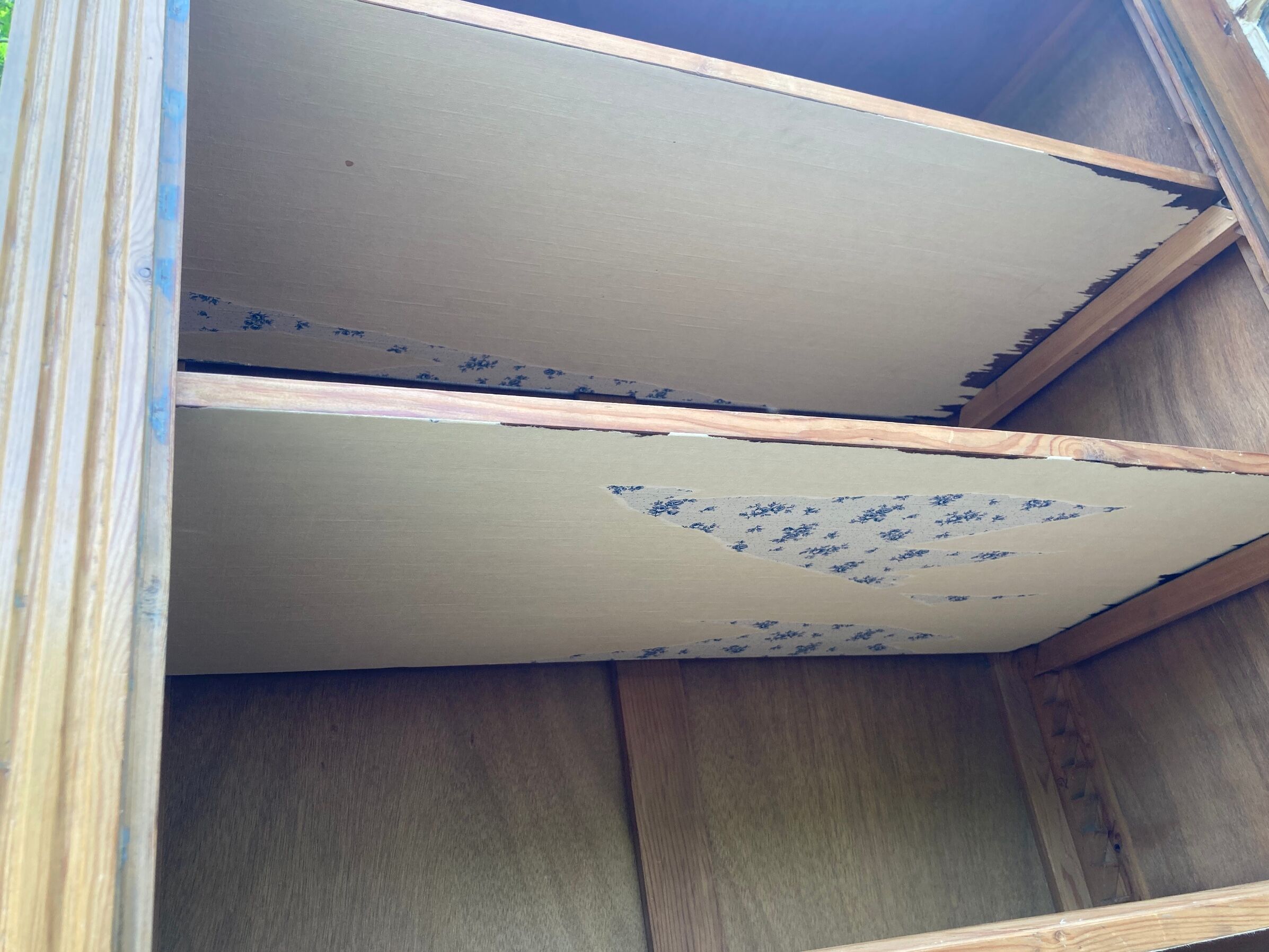 Vintage glazed Parisian wardrobe