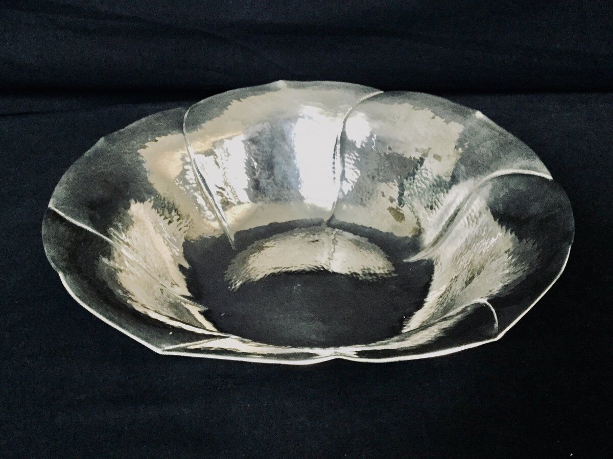 Coupe en argent martelée hollandaise