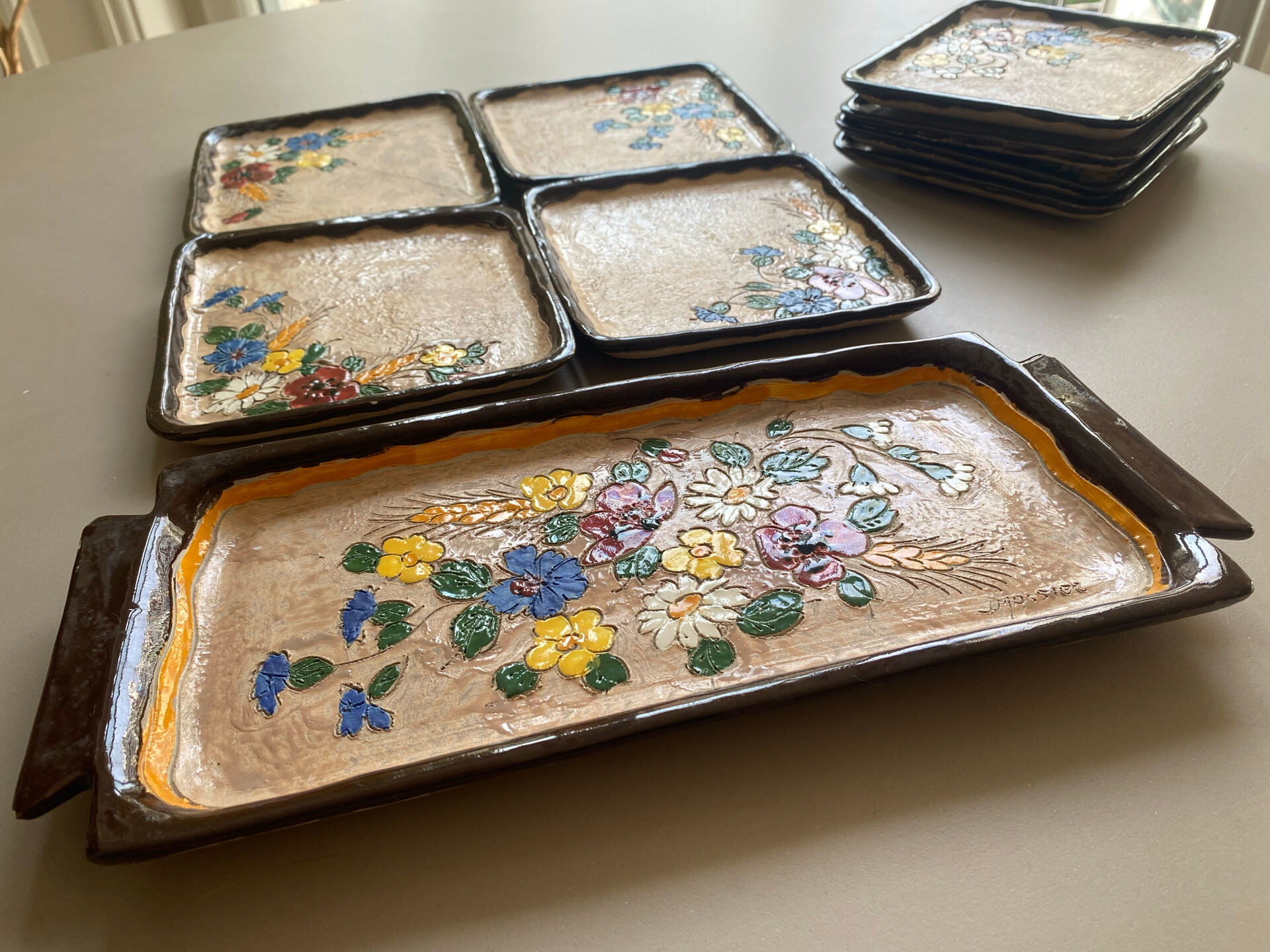 Vallauris dessert service