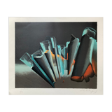 "Cristallin" lithograph by Michel Hild