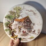 Gien Ludlow plate, hunting scene