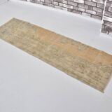 Vintage Bige Kitchen Runner Rug sku 1842