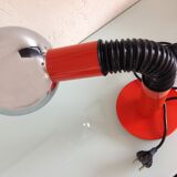 Orange eyeball lamp and chrome globe 60/70