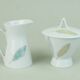 8-piece MOCHA SET rosenthal form 2000 raymond loewy decor falling leaves