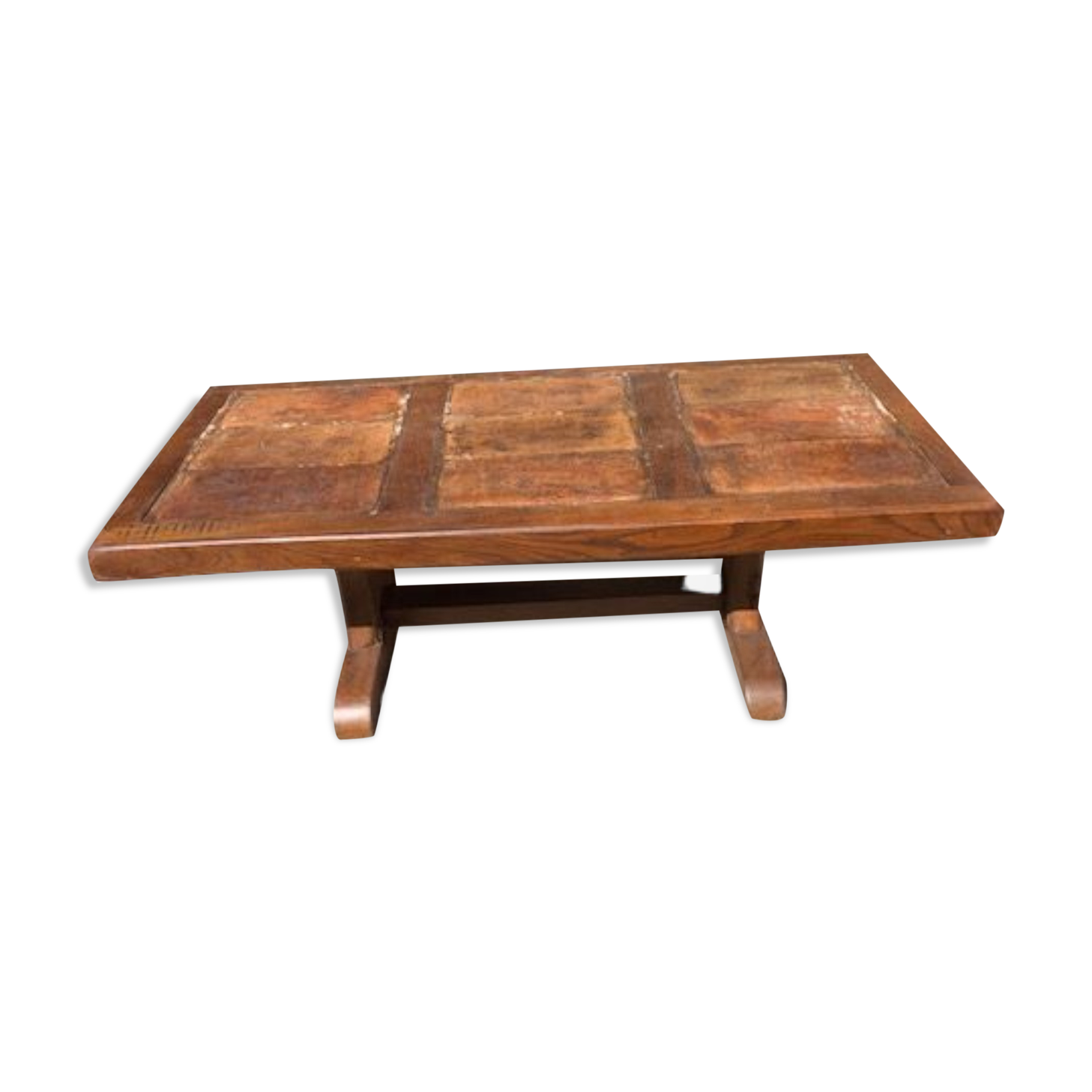 Solid oak coffee table