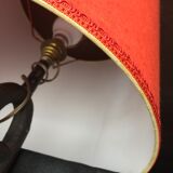 Vintage 1960s navy liner chain lamp red light